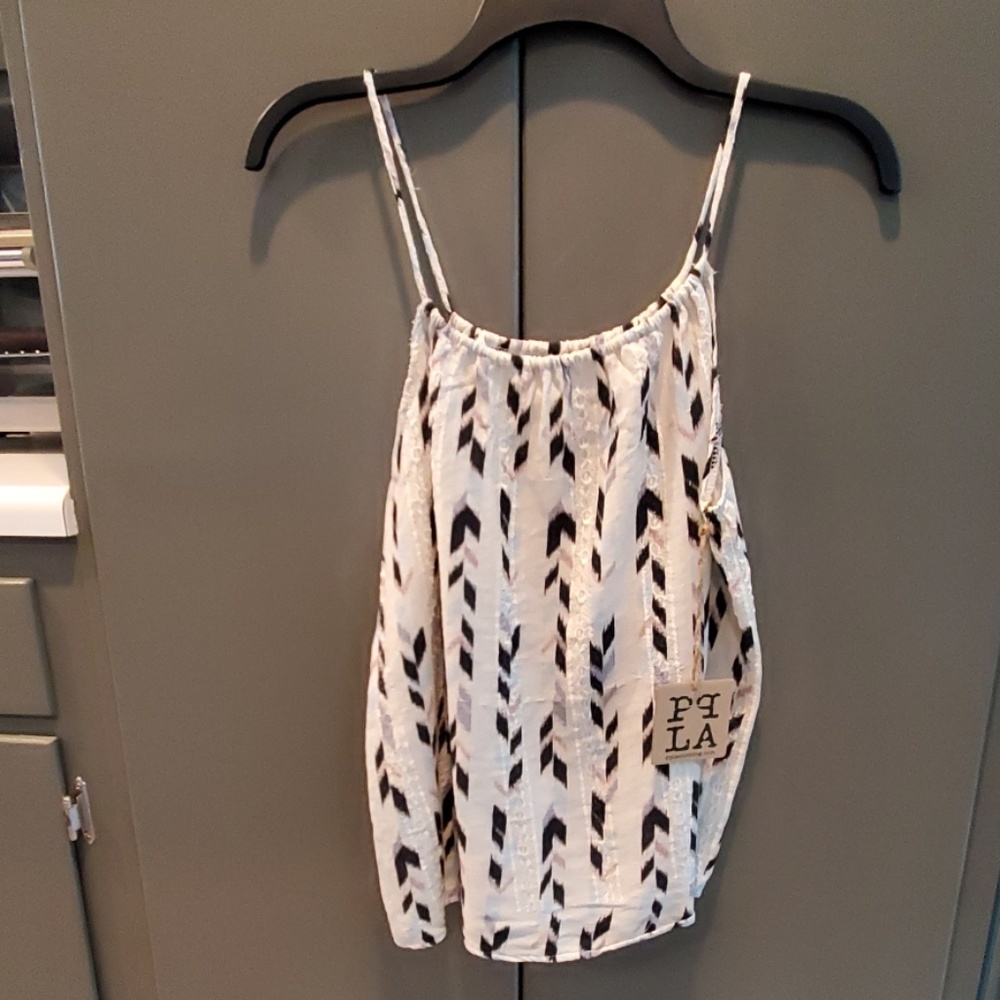 NWT. PPLA Clothing patterned tank